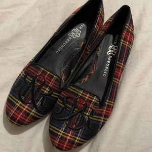 Rock & Republic plaid loafers